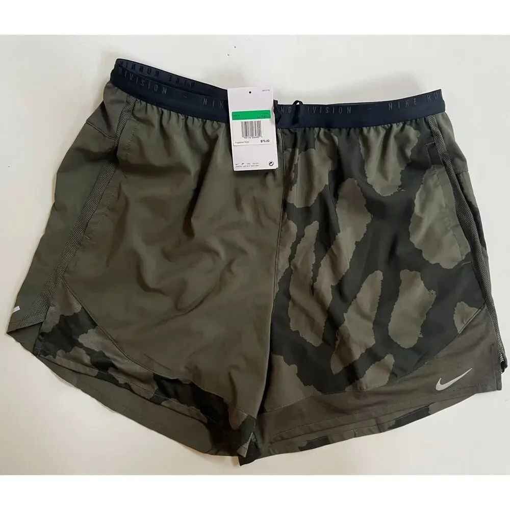 Nike Stride Run Division 2 in 1 Shorts Men's Size XL-Tall Dri Fit 5' DQ4761 325